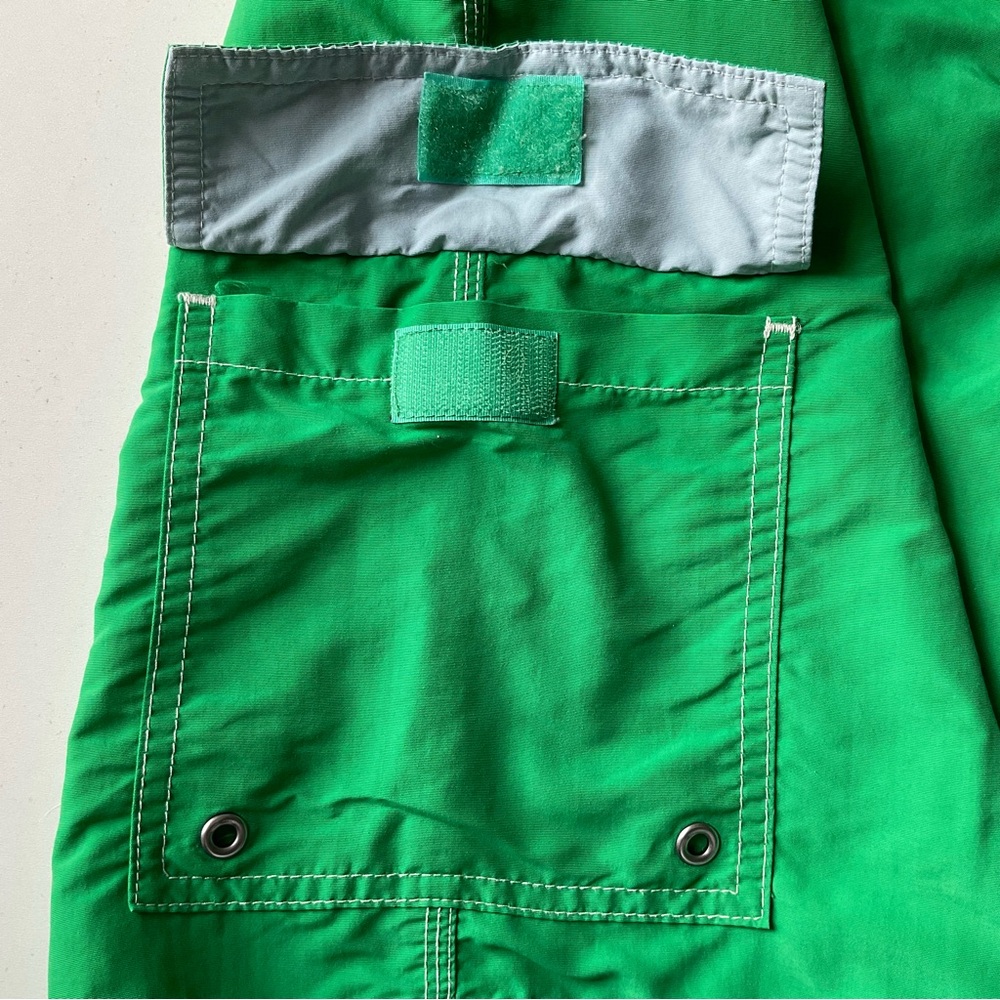 POLO RALPH LAUREN Swim Trunks Preppy Logo Classic Green Bathing Suit Mens Sz LT - Picture 11 of 14
